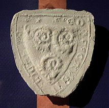 Siegel des Godeschalk Ralekevitz an der Bündnisurkunde von 1316 (Abguss)