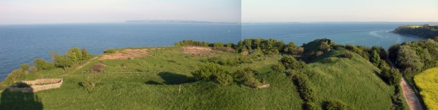 Die Reste der slawischen Tempelburg Arkona (2013)