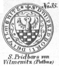 Siegel Pridbors von Vilmnitz