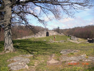 Ruinen der Lilleborg auf Bornholm